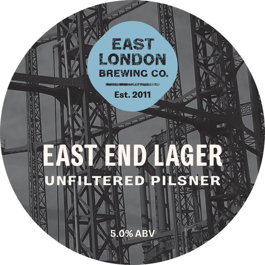 East End Lager Unfiltered Pilsner (5.0% ABV)