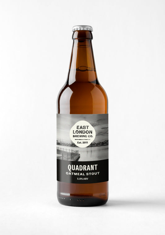 Quadrant Oatmeal Stout (5.5% ABV) Case of 12 Bottles